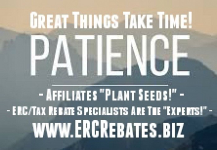Great Things Take Time! Please Have Patience! The Process DOES Work!